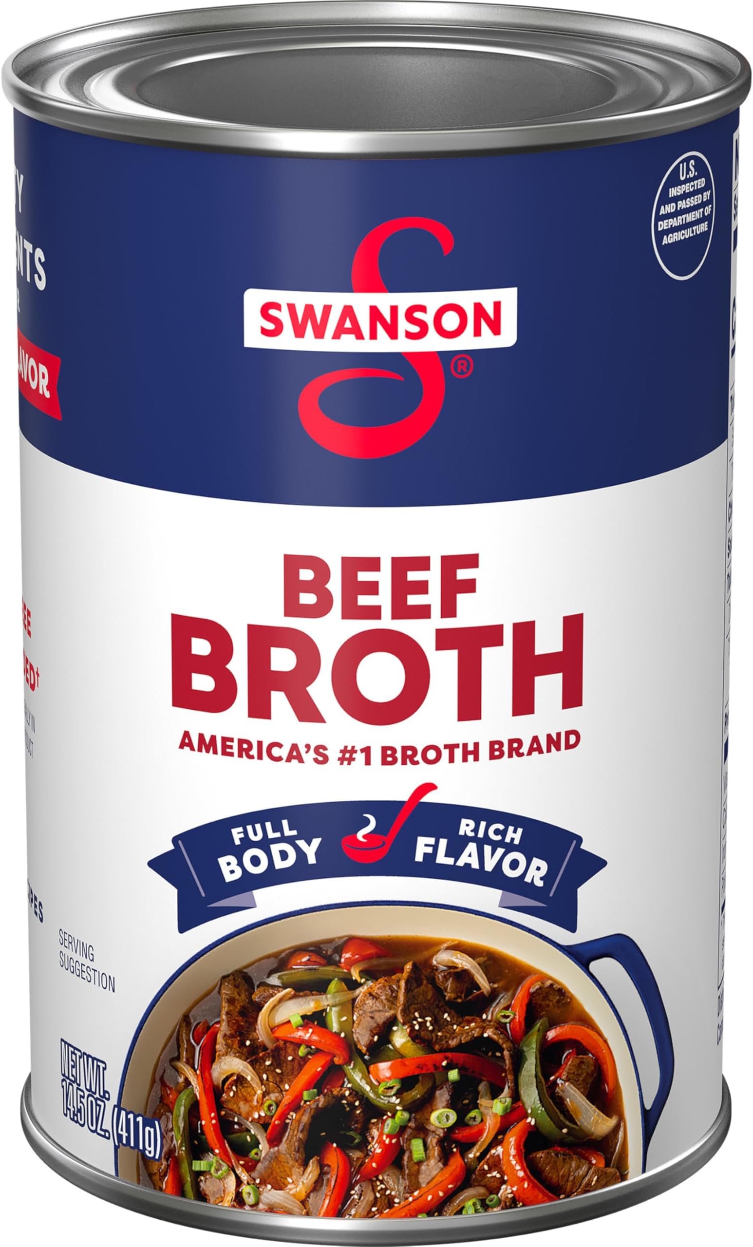 Swanson Clear Beef Broth, 14.5 oz. Can