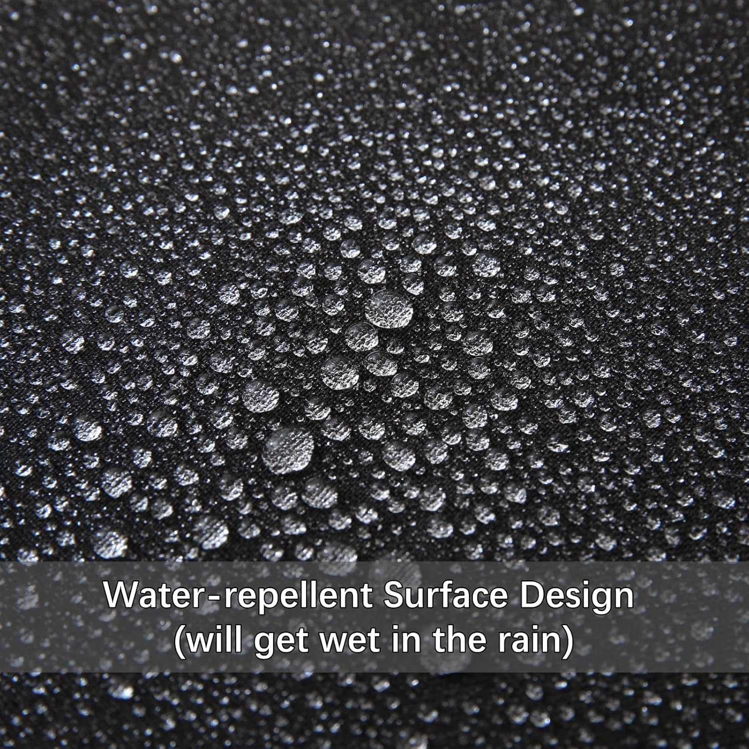 18" x 18" Throw Pillows, Outdoor Waterproof Pillows with Inserts, Square Decorative Pillows for Patio Furniture Garden Couch Sofa Home(Black, Set of 2)