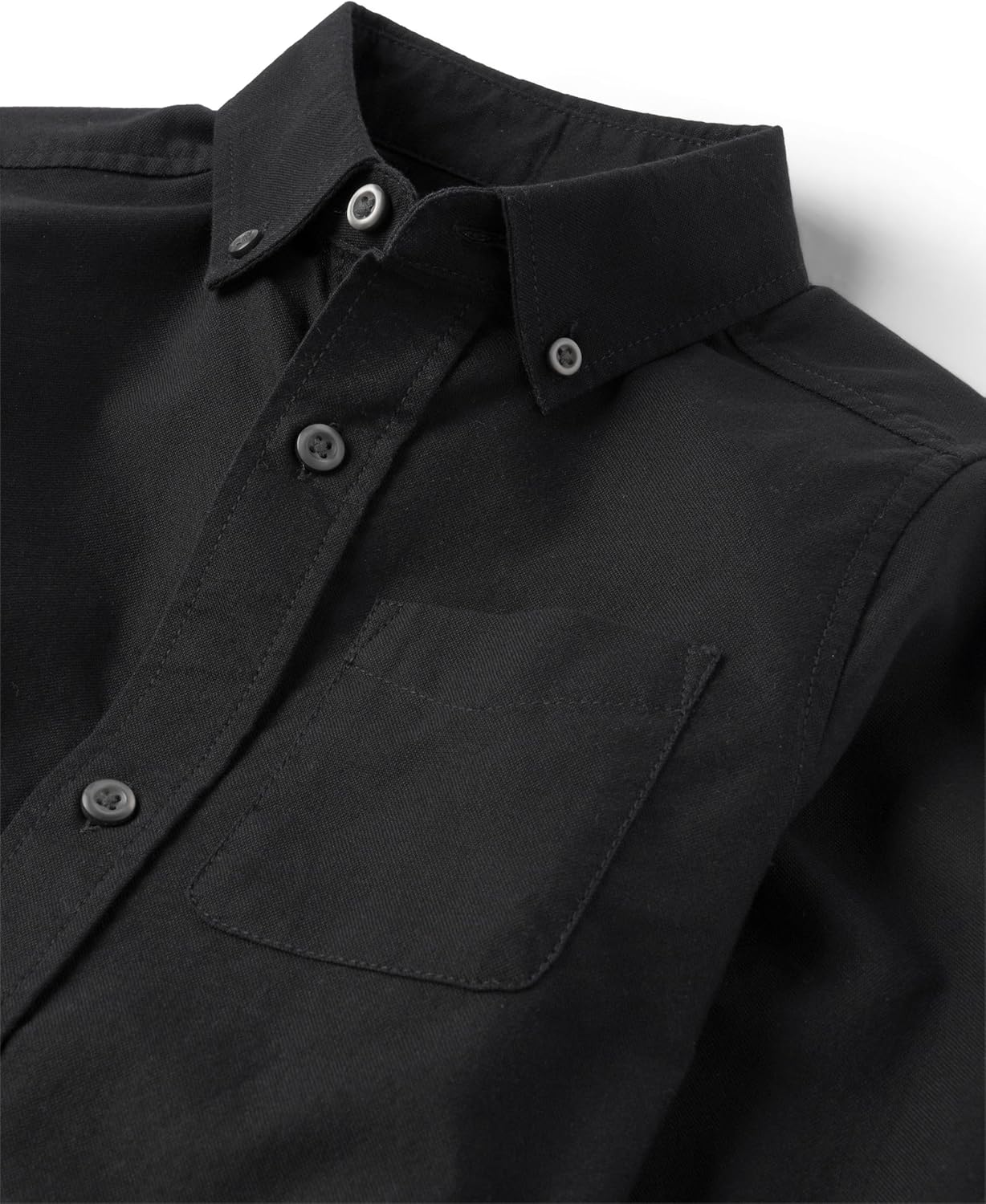 The Children's Place Boys Long Sleeve Oxford Button Down Shirt - Image 2