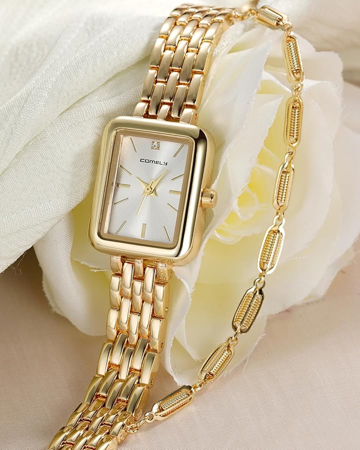 Orologio Donna CIVO Quadrato - Quadrante Elegante In Acciaio Inossidabile Impermeabile - Foto 3