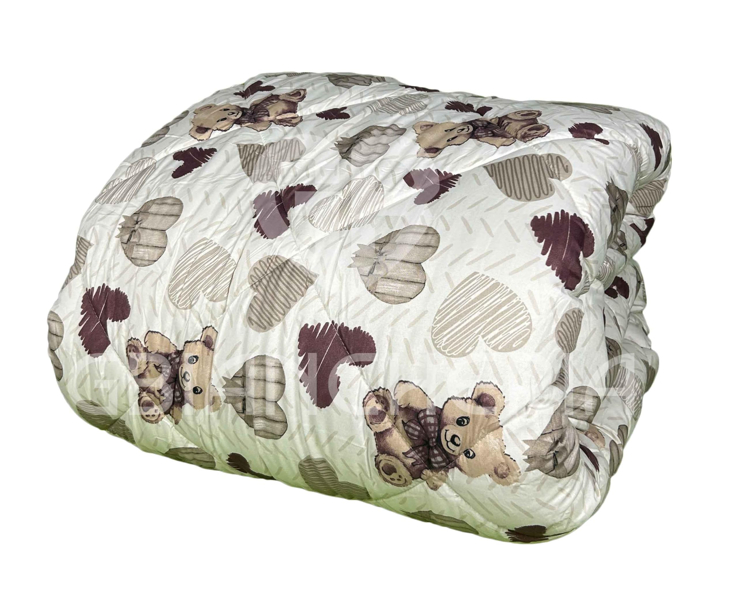 Trapunta Matrimoniale Invernale 250x250 cm – Piumone Caldo Due Piazze 300 g/m², Piumino Anallergico e Traspirante in Morbida Microfibra, Coperta Letto Moderna con Fantasie Colorate (Orsetti)