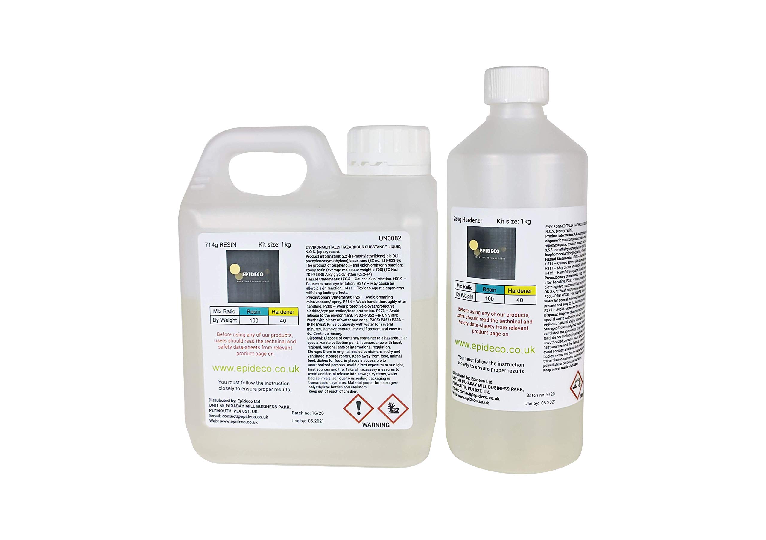 Buy Epoxy Resin & Hardener Kit 1kg Crystal Clear Very Low Viscosity UV