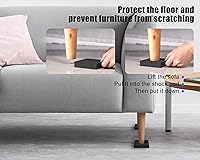 Vista 6 de MyLifeUNIT Almohadillas de EVA que absorben los golpes, protector antivibración para lavadora, secadora, cinta de correr (paquete de 8)