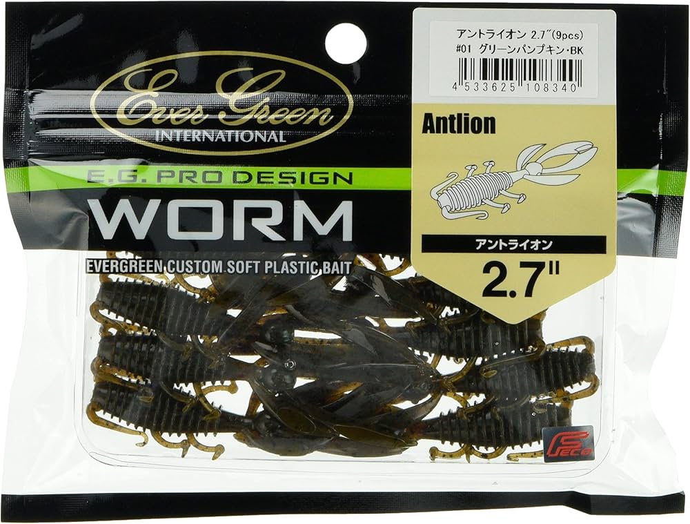 エバーグリーンワームまとめ売り Amazon.co.jp: エバーグリーン(EVERGREEN) ワーム アントライオン 2.7