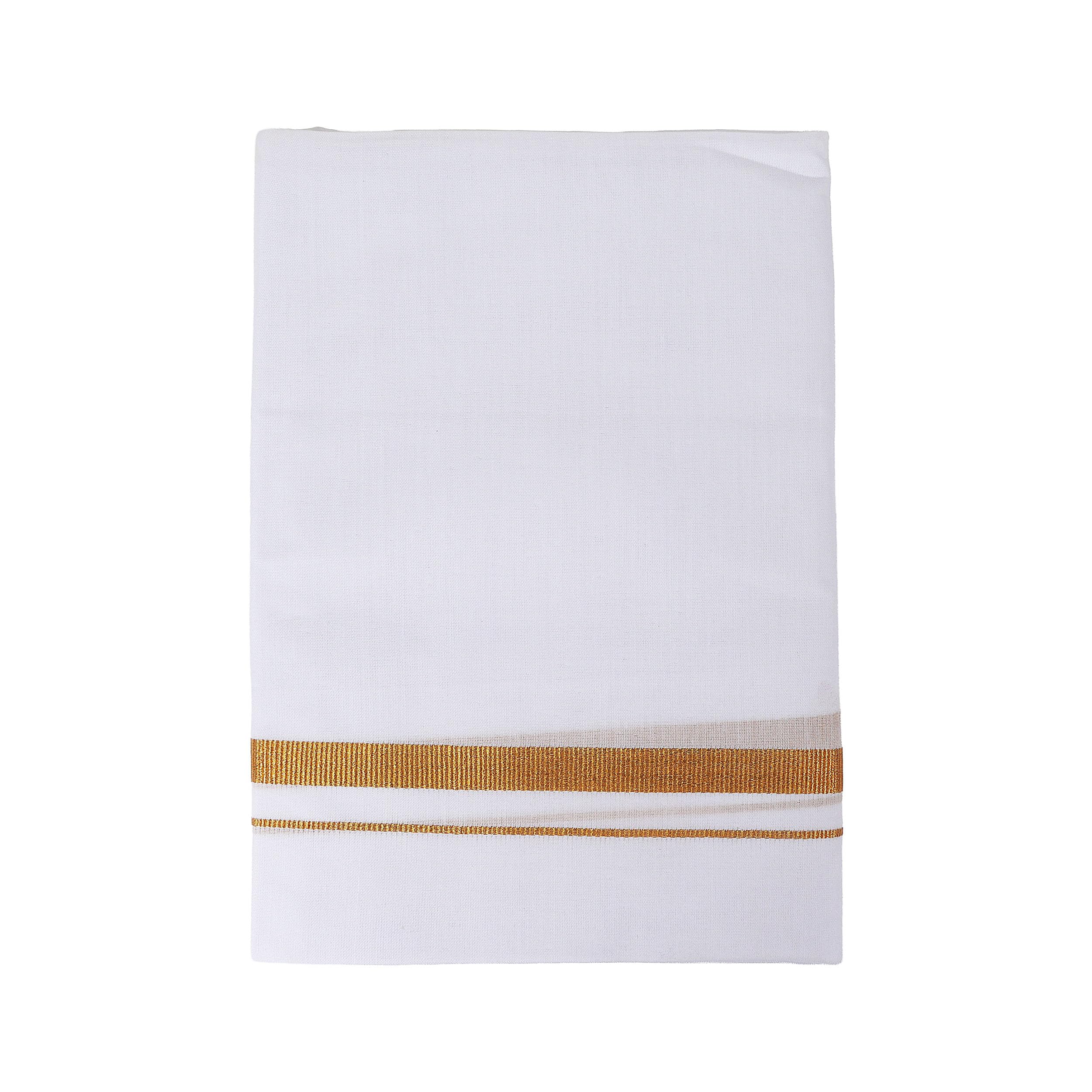 Men's Lungi For Pooja And Traditional Function Use It, [Size - Free, 2 Meter]-picture-35