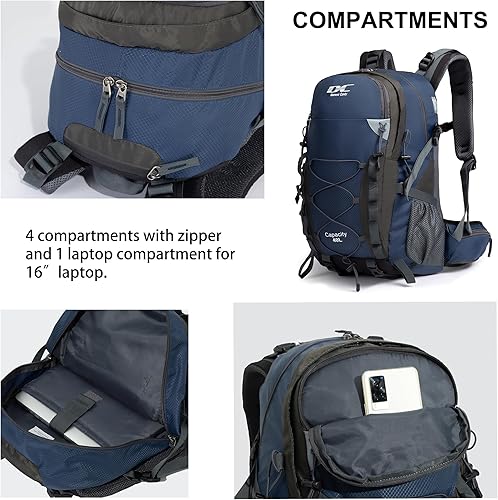 Miniatura 4 de Mochila Diamond Candy impermeable, para senderismo, paquete ligero de 10.57 galones, liviano, para campamento y viaje, unisex