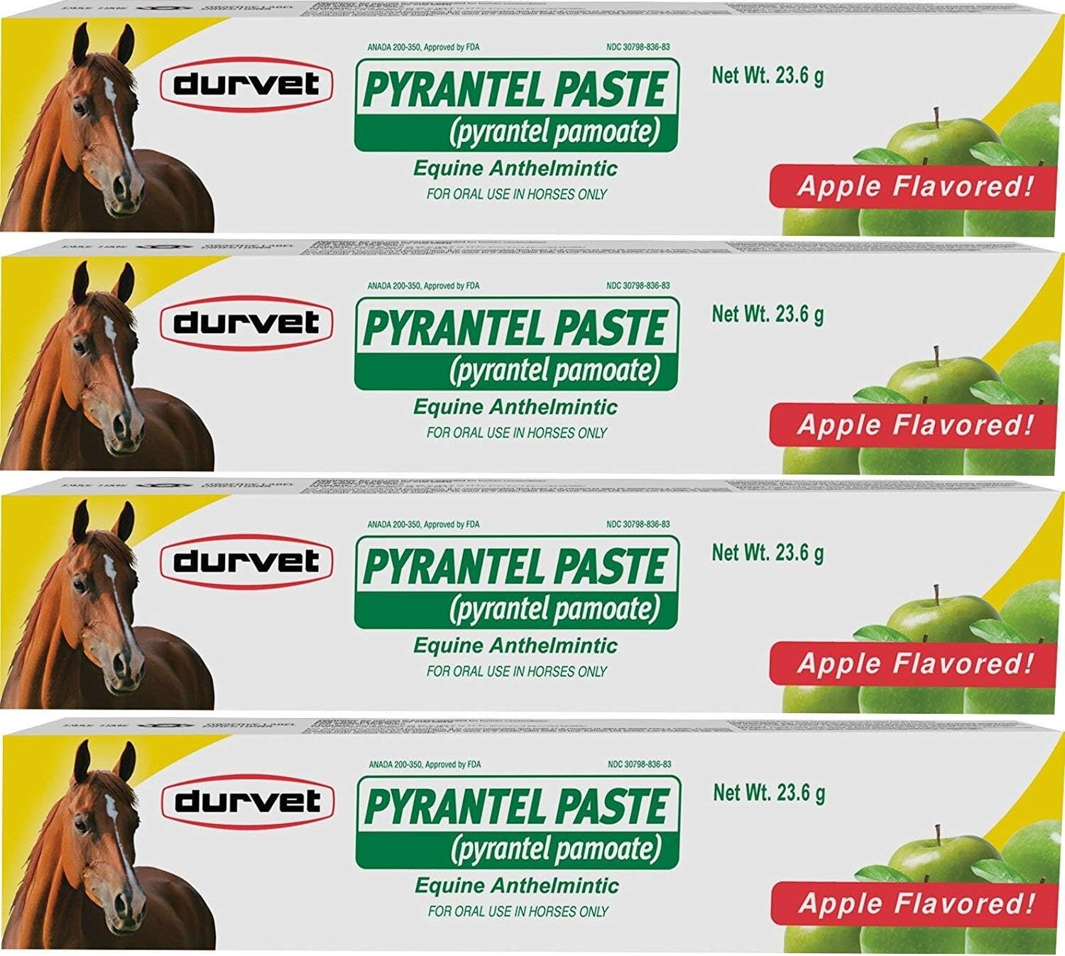 Pyrantel Paste Wormer, 23.6gm (4 Pack)