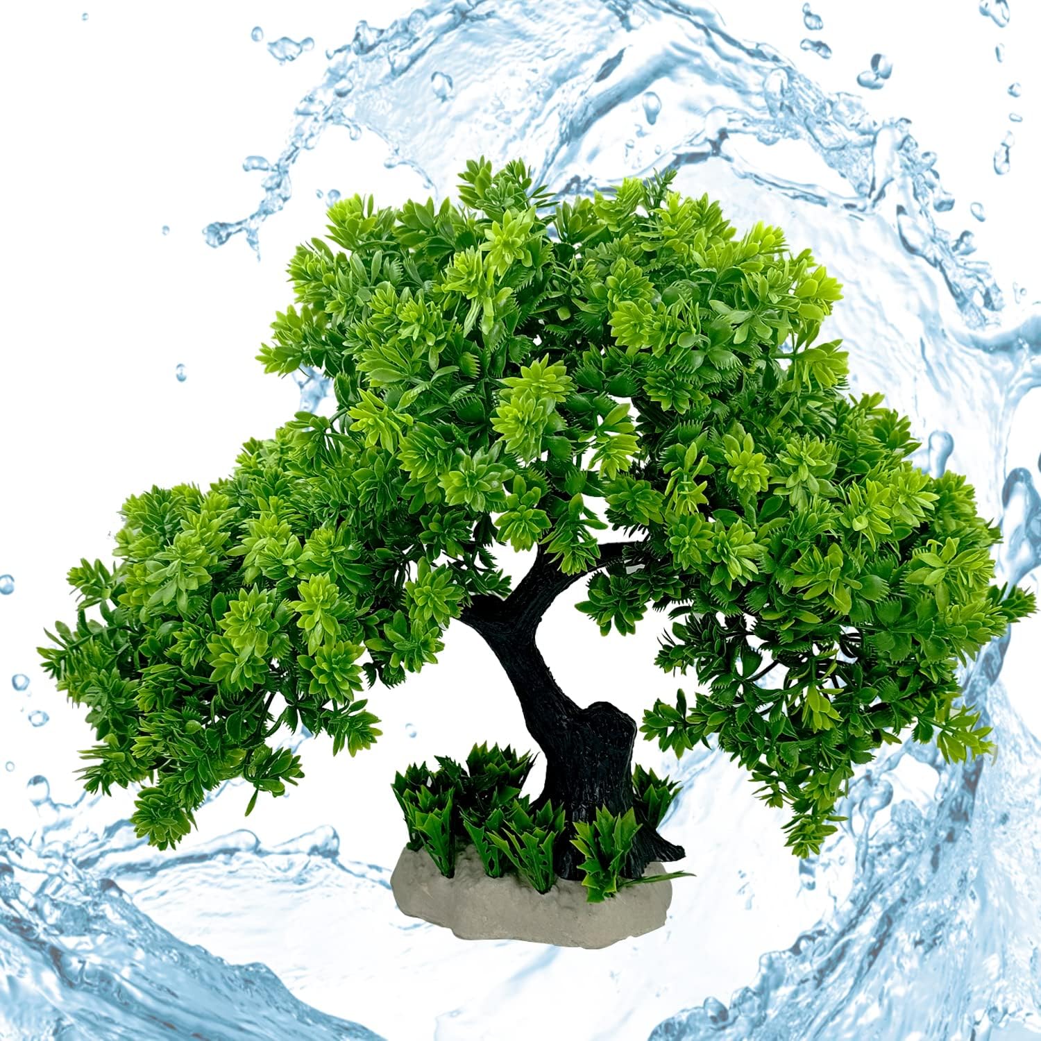 Jainsons Artificial Aquarium Decorations Plants for Fish Tank Decoration, Aquarium Décor Plastic Plants for Fish Tank Ornament Decoration, Bonsai Plant Height: 10 Inch | Green (B0D2J7KBJ3) Amazon Price History, Amazon Price Tracker