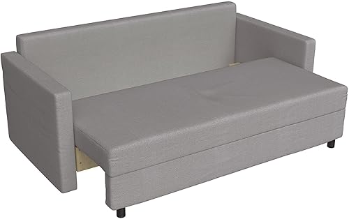 Vista 16 de HomeTown Market La funda de repuesto resistente Friheten para sofá cama está hecha compatible con IKEA Friheten de 3 asientos