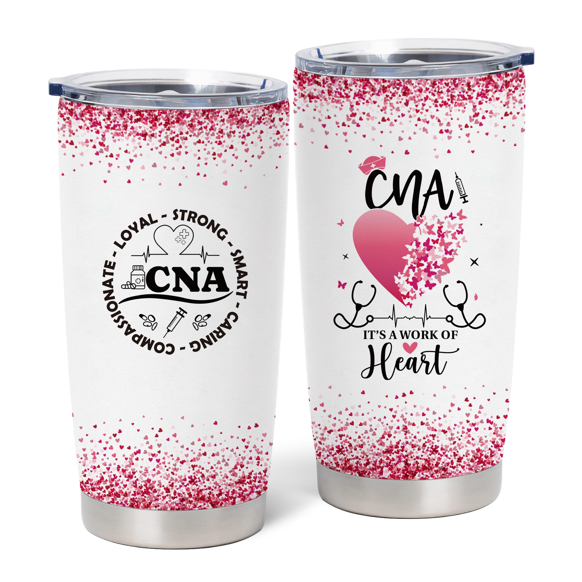 Certified Nursing Assistant Gifts, CNA Gift for CNA Week, CNA Appreciation Gifts for Women, Best CNA Ever Gifts, New CNA Gifts Ideas, CNA Graduation Gifts, Female CNA Gifts 20oz Tumbler