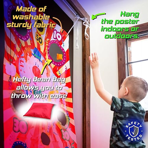 Miniatura 3 de Nuevos juegos de lanzamiento de anillos de rebote para niños juegos de carnaval al al aire libre 4 en 1 juego de anillos de lanzamiento incluye