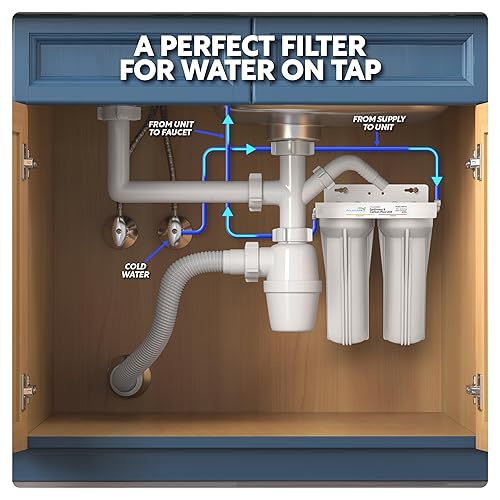 Miniatura 5 de Aquatic Life Sistema de filtración del agua del carbono del sedimento más el sistema, sistema de la reducción del cloro de la cloramina en partículas