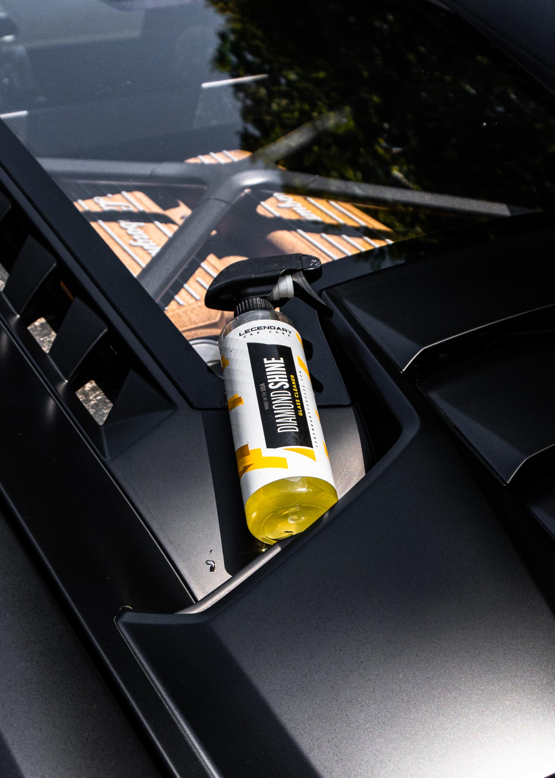 Legendary Glass Cleaner 16oz - Auto Window Cleaner Spray for Car Windows & Windshield - No Streaks, Ammonia-Free, Tint Safe - Interior/Exterior Use