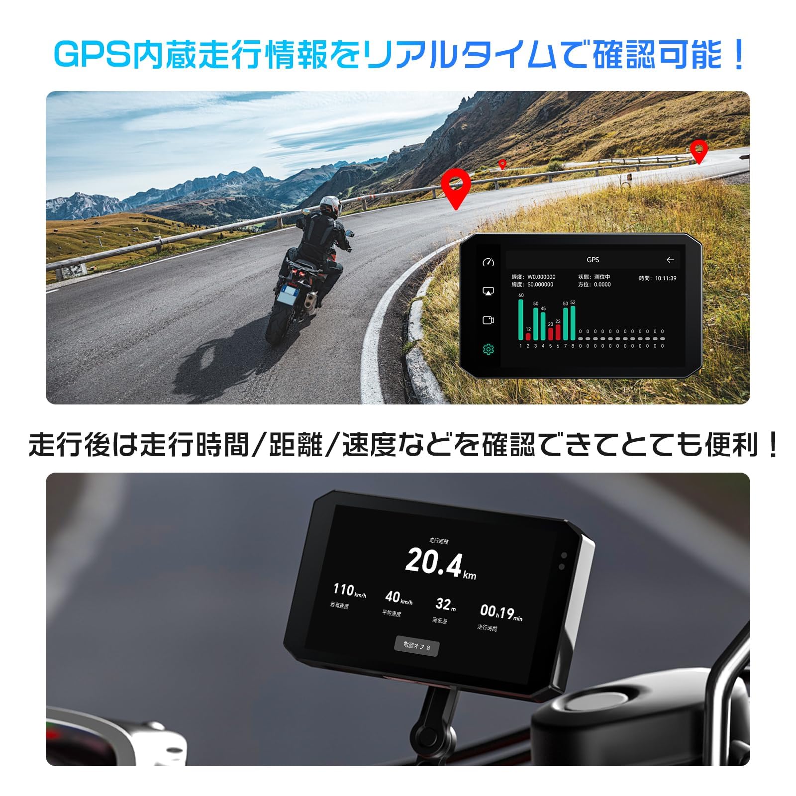 Amazon.co.jp: OKYES MT02 【最新進化・TPMS機能・CarPlay/Android