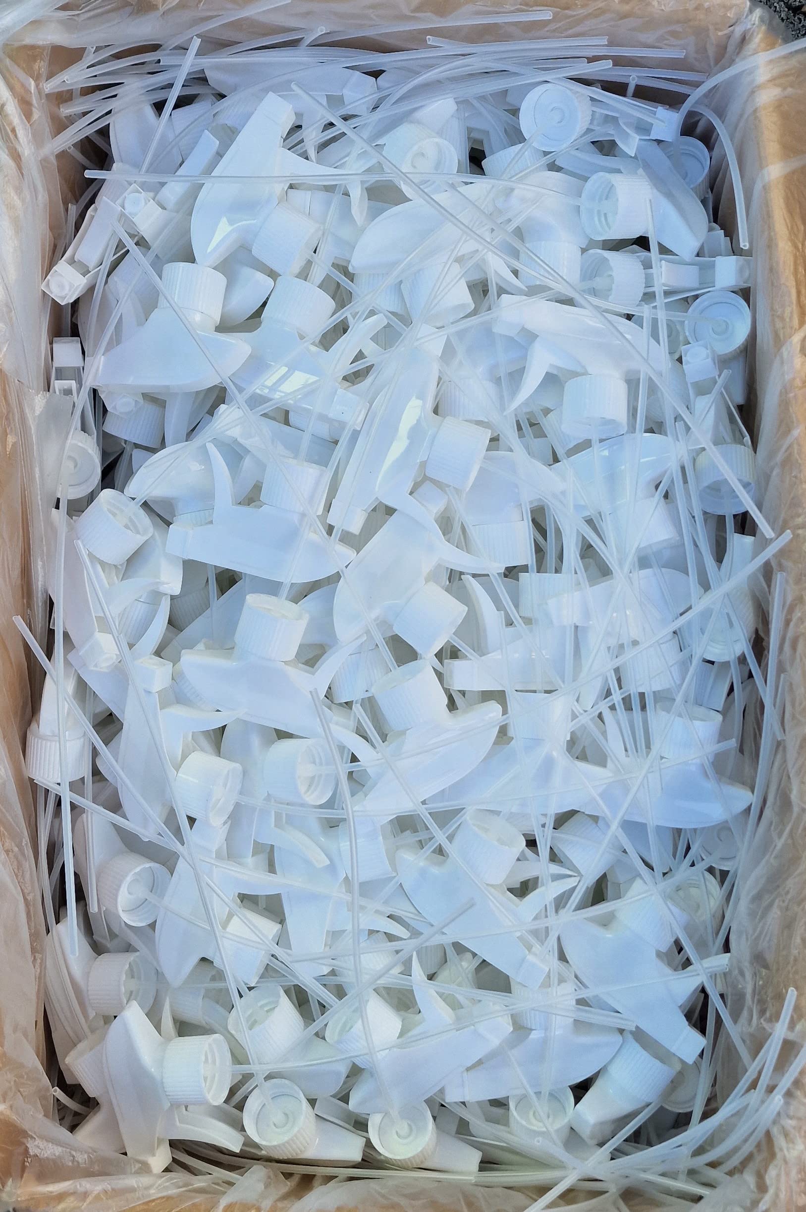 500x Sprühkopf für Flaschen aus Glas und Kunststoff I Sprühaufsatz für Flaschen I Gewinde 28/410 I passend für 1 Liter, 500ml & 250ml (1 Stück=0,70€)