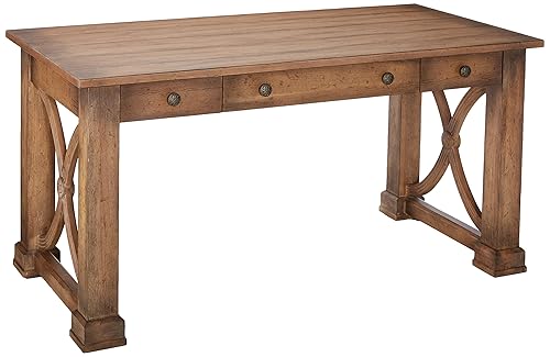 Hooker Furniture 638-10005 Melange Architectural Writing Desk, Light Wood