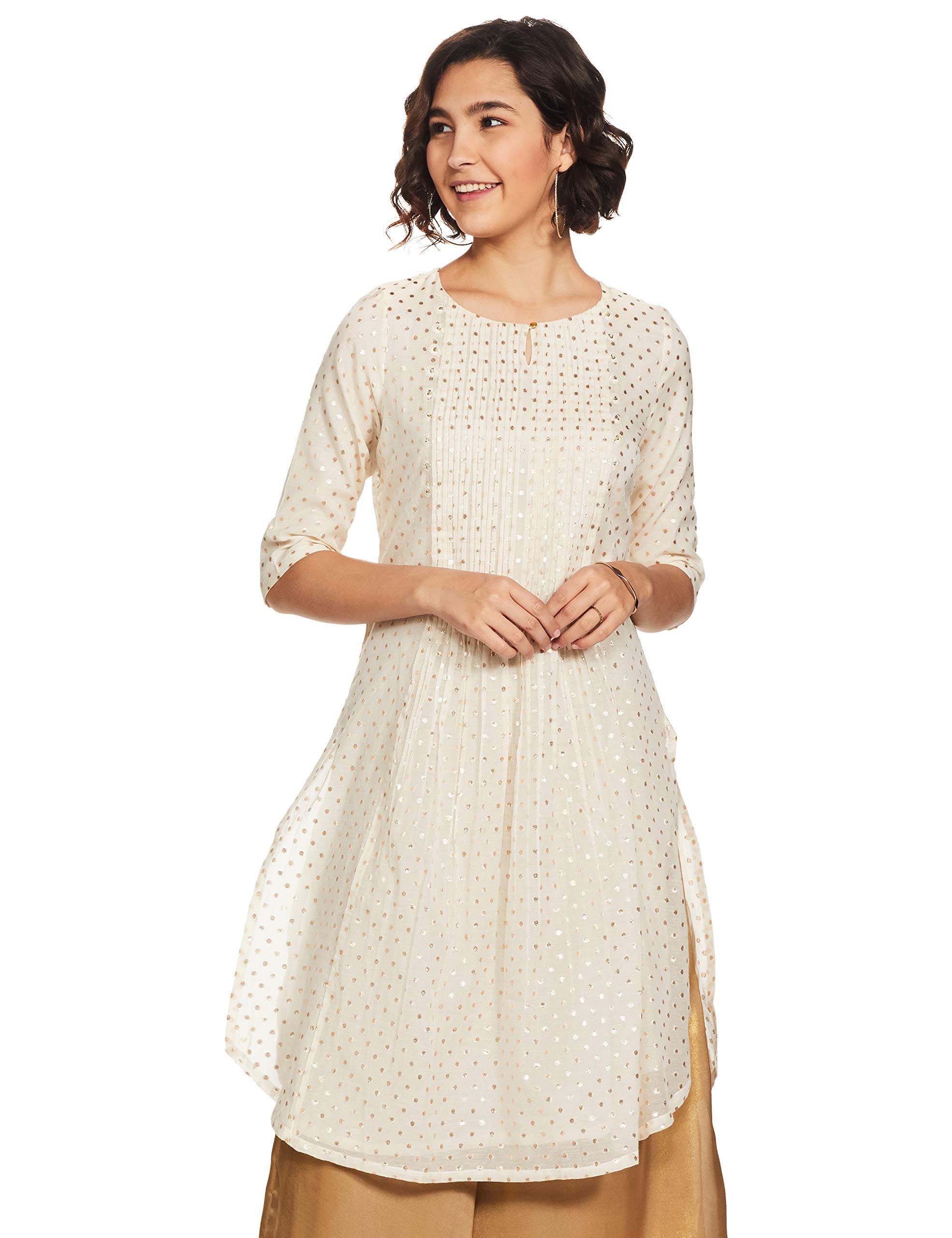 W for Woman Women's Cotton A-Line Kurta