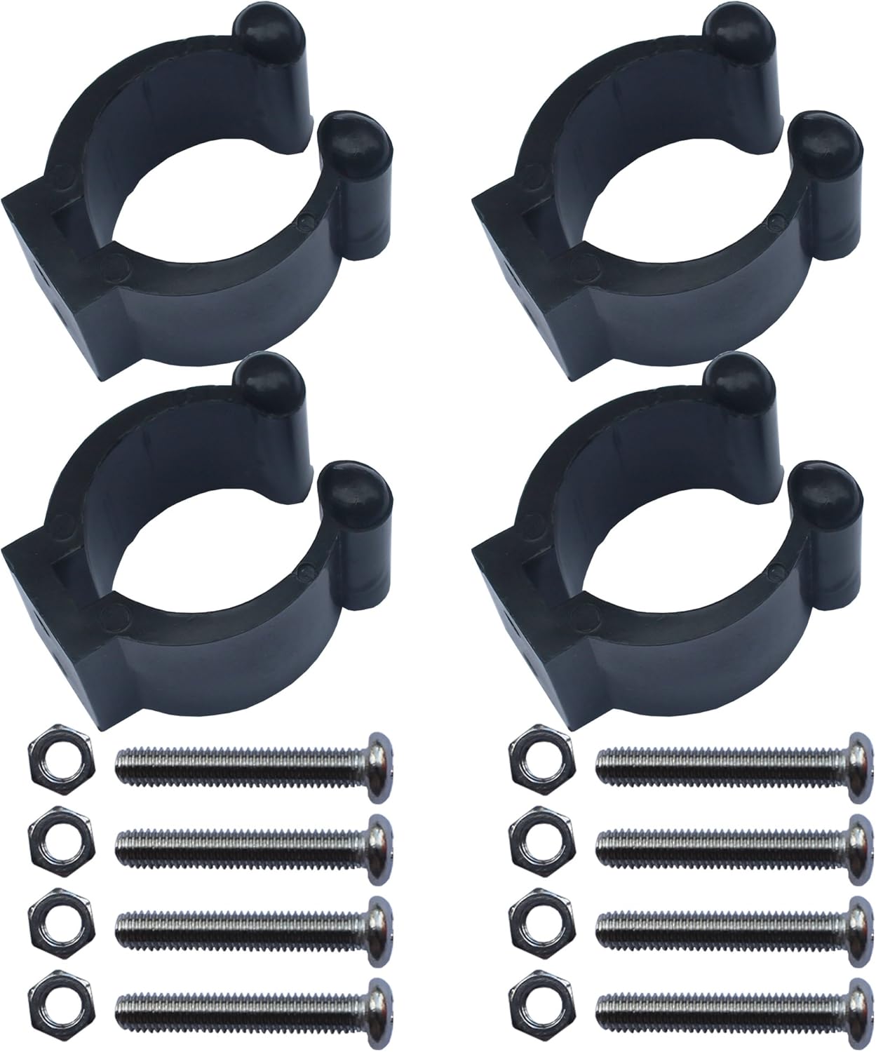 YYST 4 PCS Kayak Paddle Clip Paddle Holder Paddle Keeper Vertical Mounted NO Side Mounted