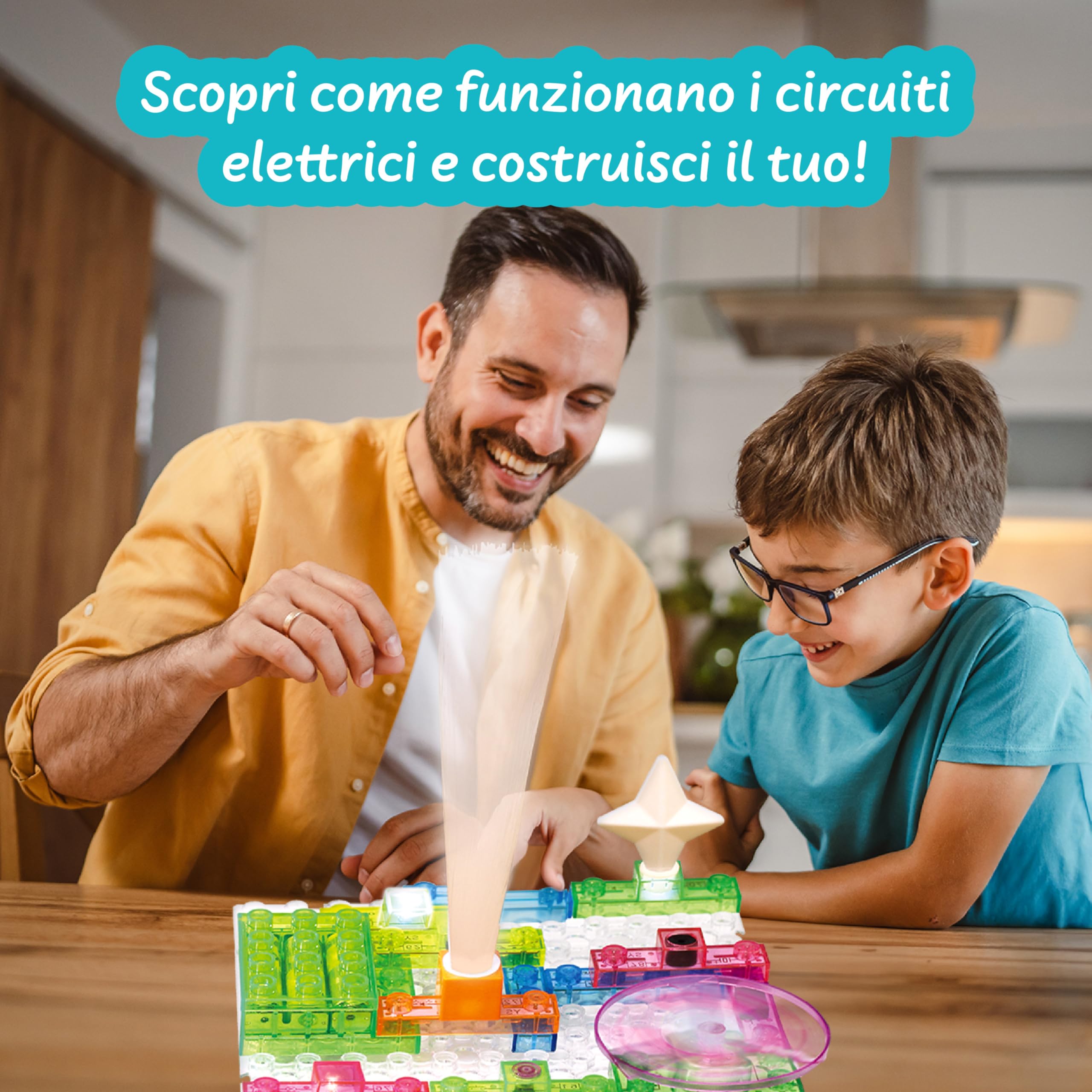 Science4you Kit di Elettronica per Bambini – Set di Circuiti, Kit Robotico, 60 Esperimenti con Motore incluso, Giocattoli Stem, Giocattoli Elettronici ed Educativi per Bambini e Bambine di 8 9 10 11+