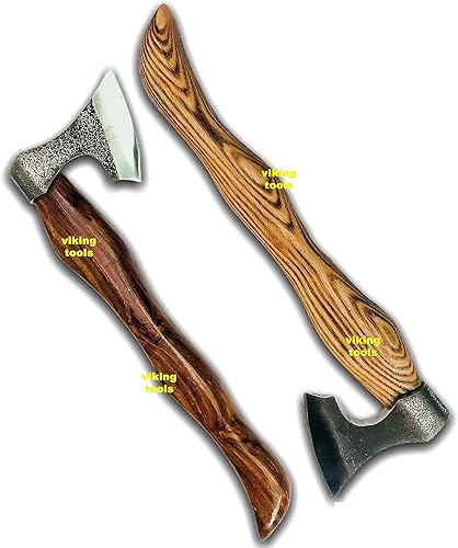 Miniatura 2 de Hacha vikinga, hacha, hachas de lanzamiento, hacha de mano, regalos para él, herramienta de trabajo de madera ASH, regalos vikingos para hombres,