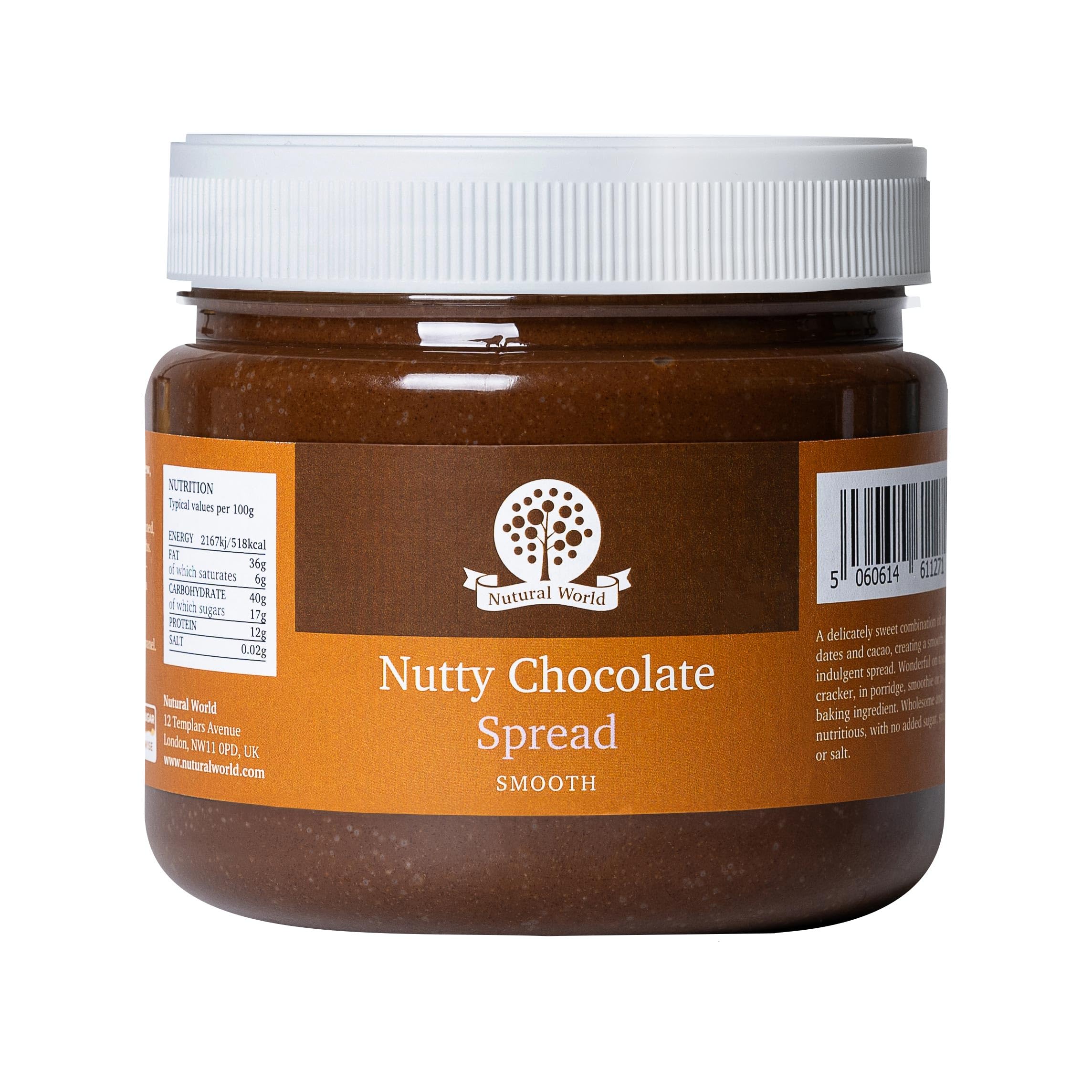 Smooth Nutty Chocolate Spread (1kg)