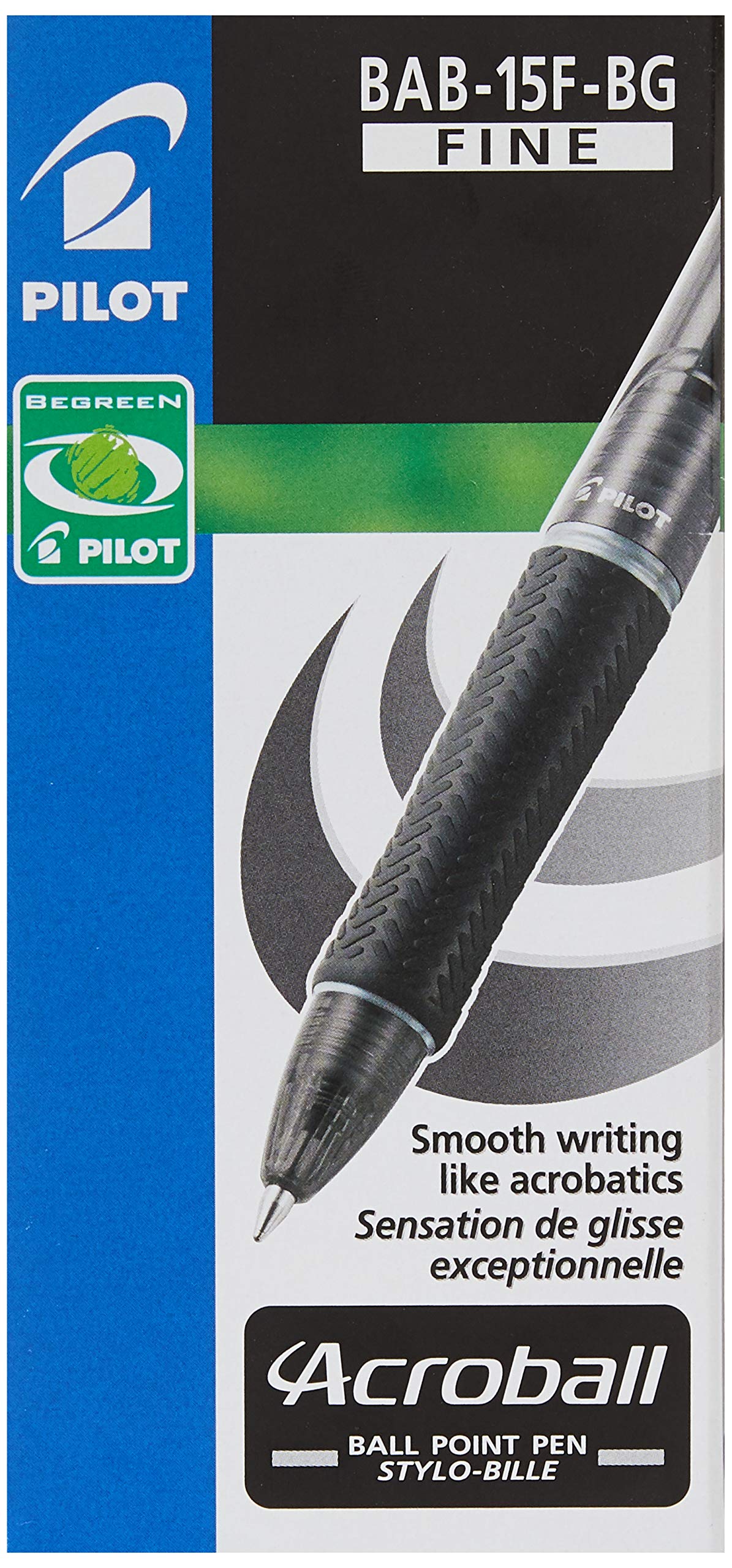 Pilot Acroball - Bolígrafo retráctil (10 unidades), color azul