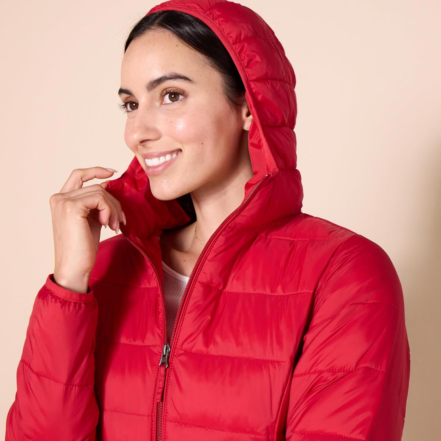 Amazon Essentials womens Lightweight Water-Resistant Packable Hooded Puffer Coat (Available in Plus Size) - Image 4