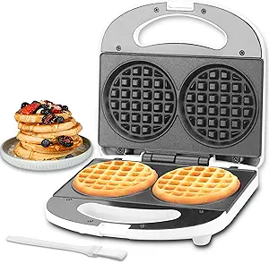 Double Mini Waffle Maker Machine
