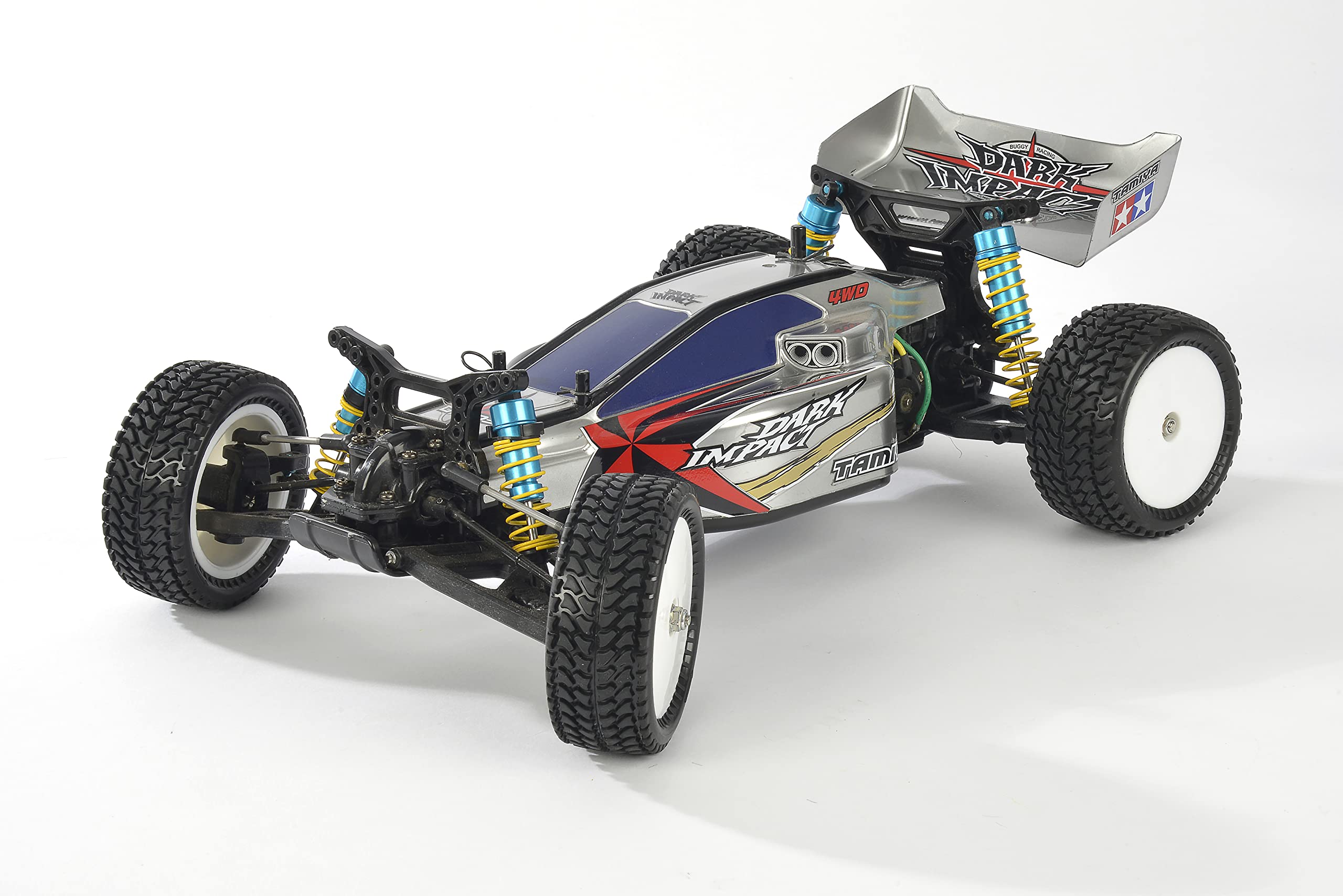 Carson 500900136 - All Terrain 4WD Reifen-Set 4, Zubehör, Schwarz, Medium