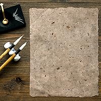 Vista 5 de Geyee 50 hojas de papel de arroz de morera de 8.5 x 11 pulgadas, hechas a mano, para manualidades vintage, Washi Carfts, pintura para niños