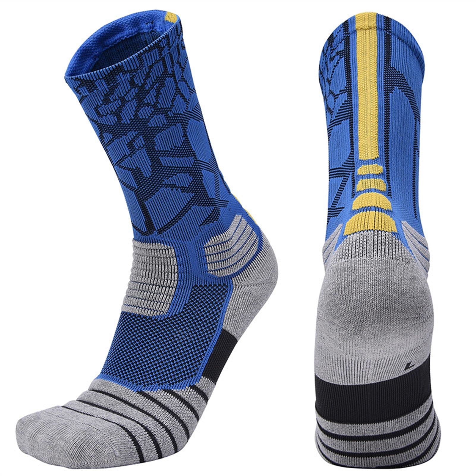 Uomo Sport da esterno Elite Calzini da basket Uomo Calzini da ciclismo Calze di compressione Calzini di compressione Asciugamani in cotone Calzini da uomo in cotone Calzini da uomo in esecuzione