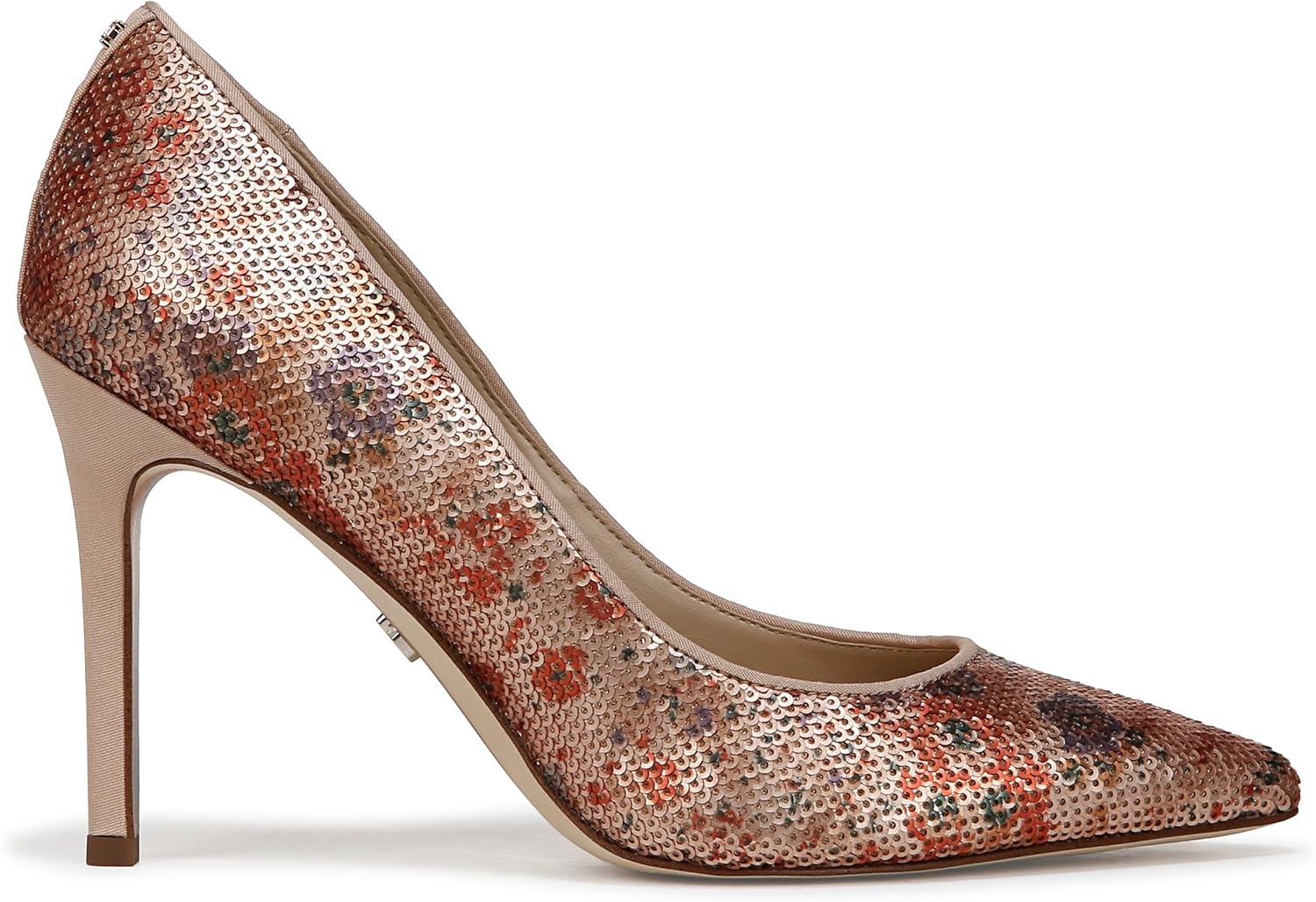Sam Edelman Women's Hazel Pump, Rose Sequin Multi, 8 - Image 7