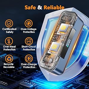 BEYYON Hand Warmers Rechargeable - Magnetic Electric Hand Warmer 2 Pack, 4 Levels Heat Up to 131 with LED Display, Portable Reusable Pocket Heater for Raynauds, Golf, Camping, Men, Women