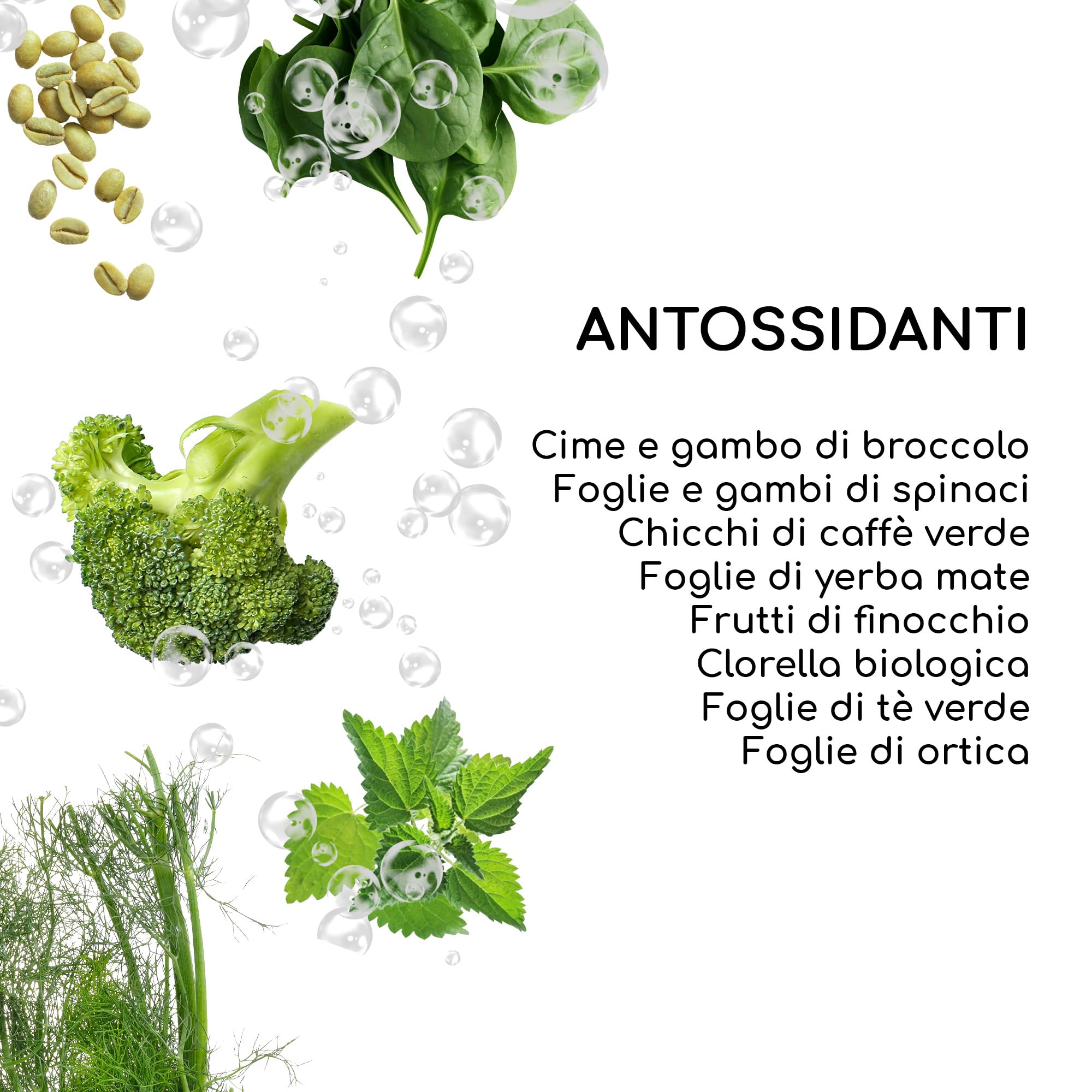 PROFUD - Go Greens | Super Green 61 Ingredienti | Antiossidanti e Superfood | Complesso Flora Batterica 20 Miliardi UFC/g | Proteine Plant Based | Vegan, Senza Glutine, 450g