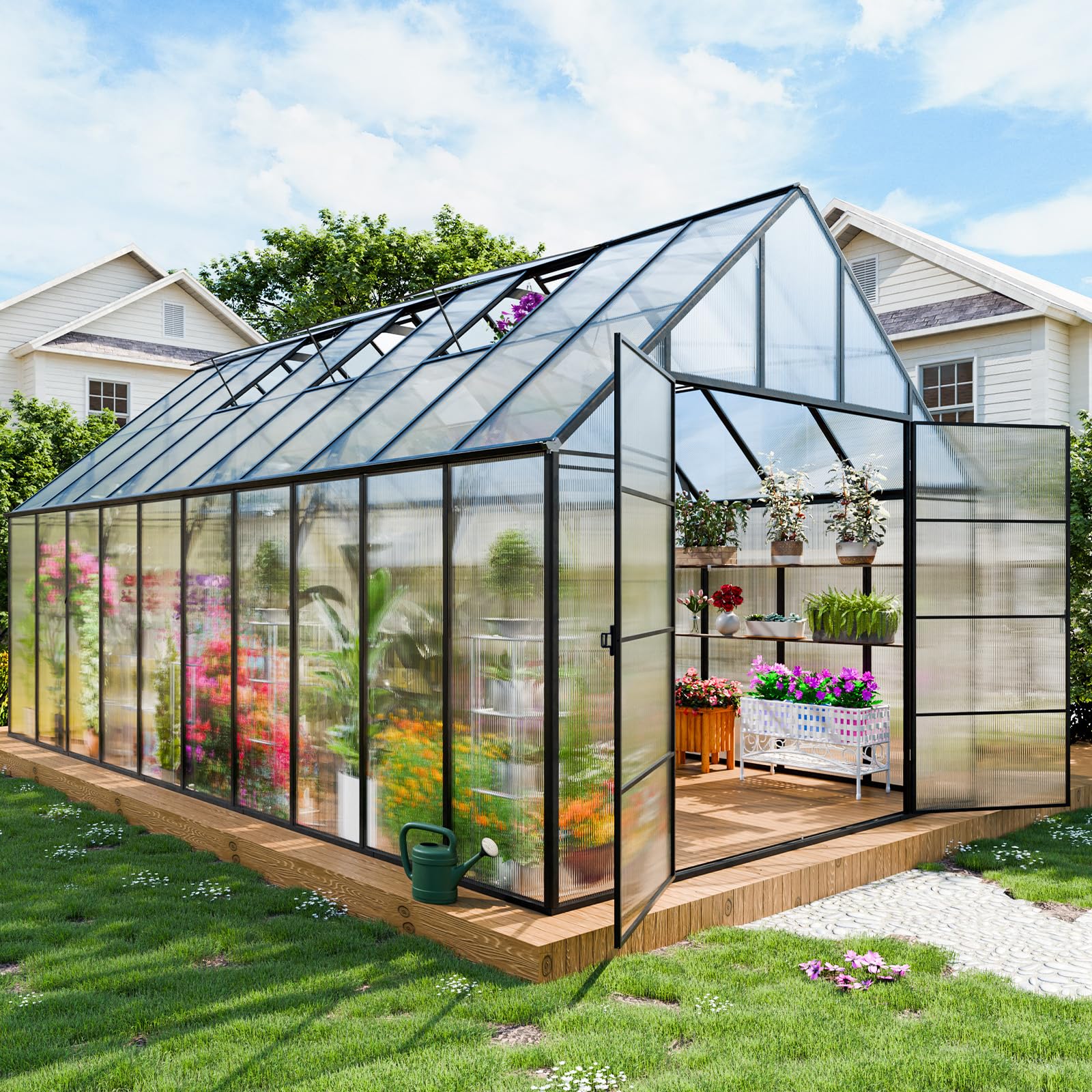 Amazon.com : CDCASA 10x20 FT Greenhouse for Outdoors,Large Easy