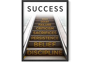 HAUS AND HUES Inspirational Career Posters: Fuel Your Success and Motivation