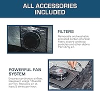 Vista 6 de IN THE GARAGE Car Shield - Funda de auto inflable para interiores y burbuja de almacenamiento de 18 pies / 5,5 m