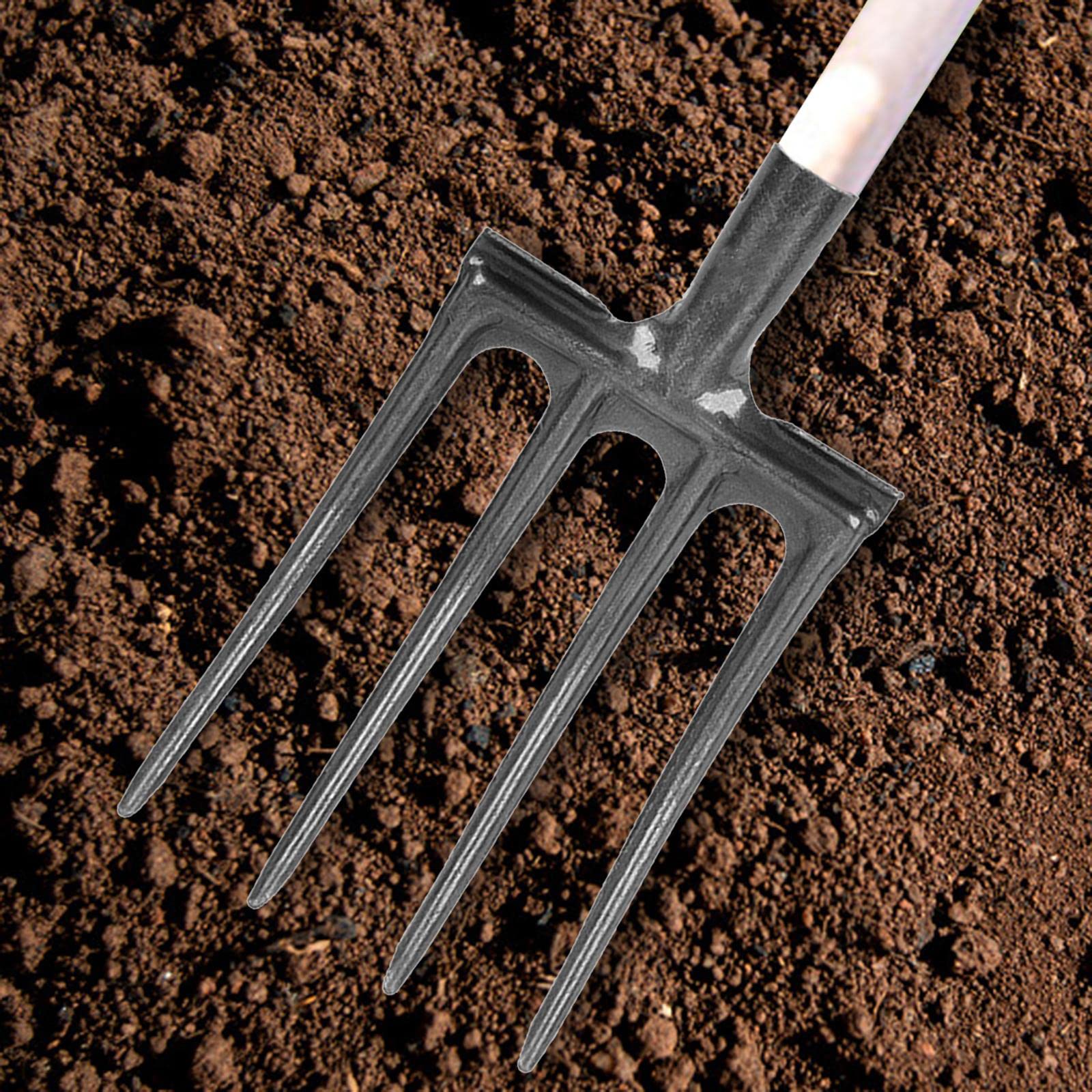 Tête de Rechange pour Excavatrice, Tête de Jardinage, Accessoires Agricoles en Acier Trempé pour Le Travail et Le Nettoyage, 4 Dents