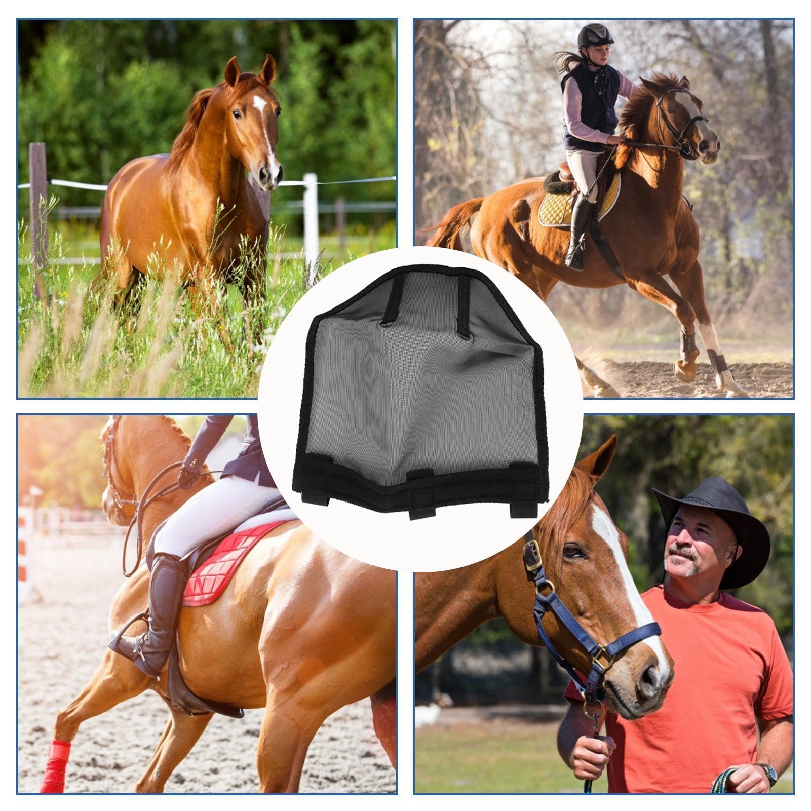 Maschera Cavallo Estiva Maschera Antimosche Per Cavalli - Foto 1