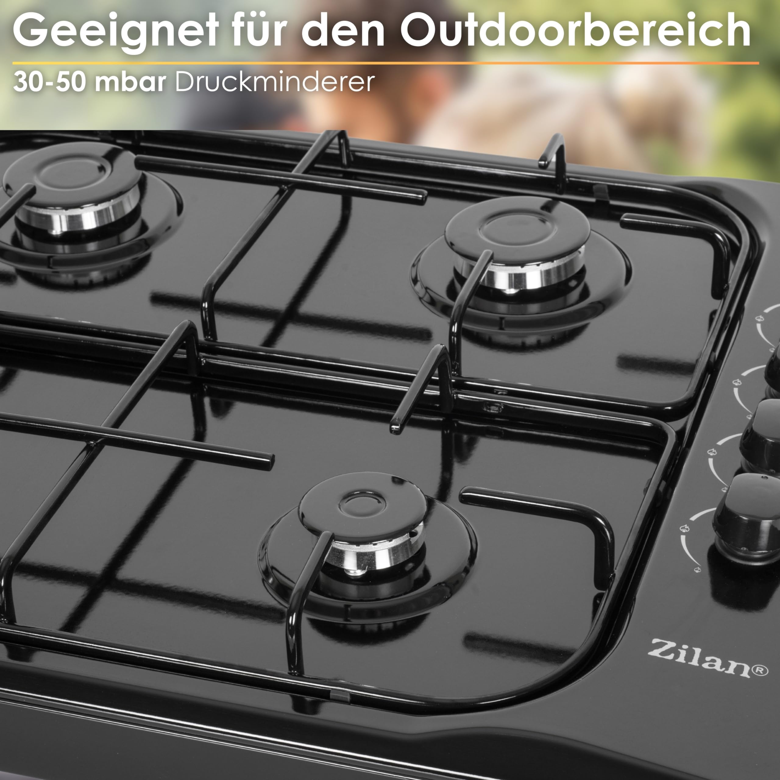 SMH LINE® Camping kooktoestel - Draagbaar Gasfornuis - Incl. 6x gasflessen en koffer