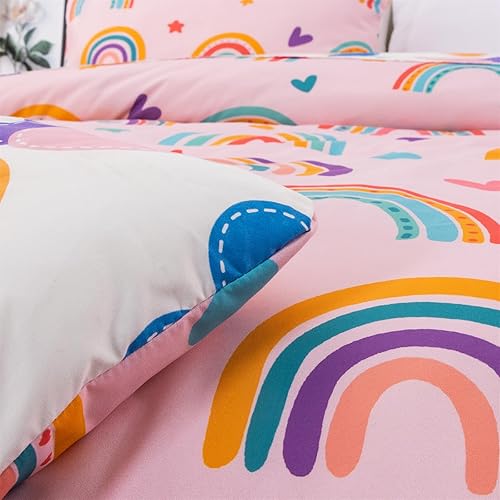 Miniatura 8 de Holawakaka Juego de edredón con estampado de constelación de teñido anudado, tamaño Queen, juegos de ropa de cama degradados de galaxia para niñas y