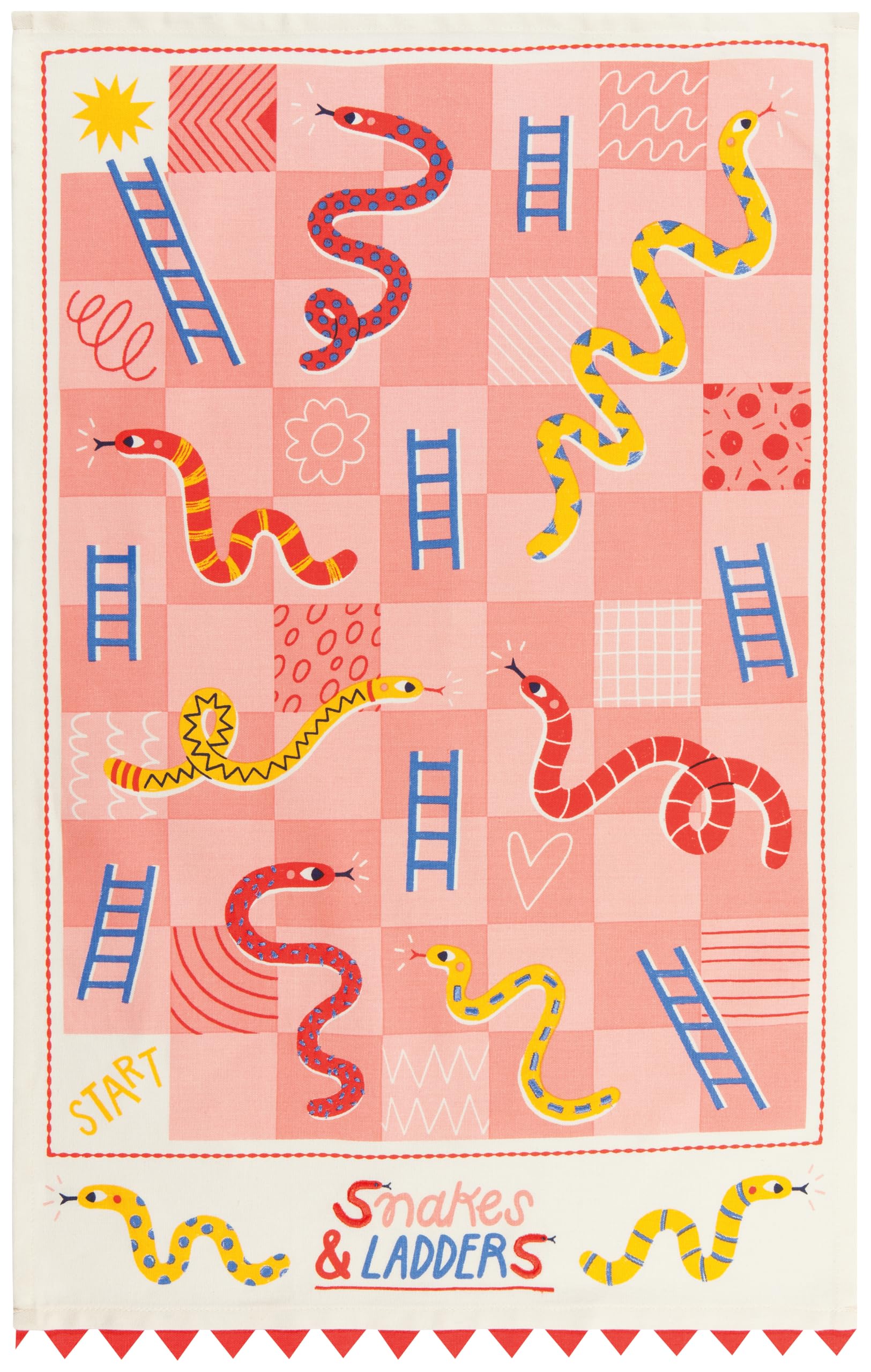 Danica Jubilee Snakes And Ladders Now Designs Jubilee Dishtowel