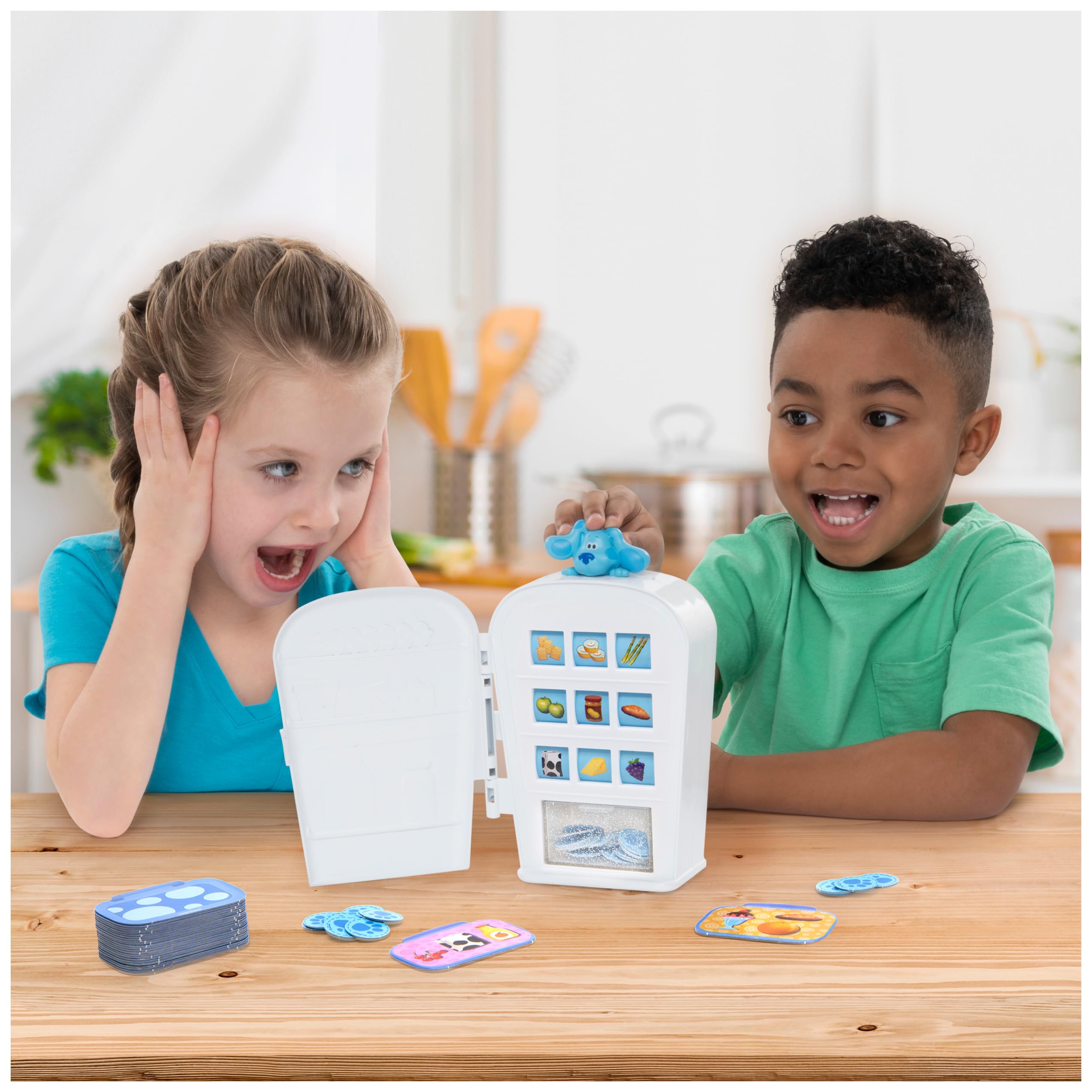 Nickelodeon Blue's Clues Snack Match Game, Matching Board Game, for Families and Kids Ages 3 and up