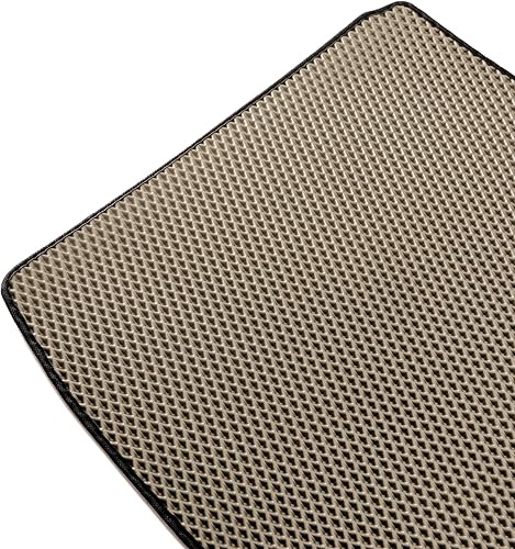 Miniatura 4 de Alfombrilla de maletero de carga personalizada para Mazda CX-3 2015-2023 - Bandeja de forro de maletero fácil de limpiar (beige)