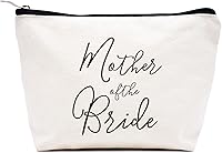 Vista 41 de LIBIHUA Bolsa de maquillaje para mujer, bolsa de cosméticos regalos para ella, bolsa de viaje femenina, Beige natural, 283-a mi increíble tía futura