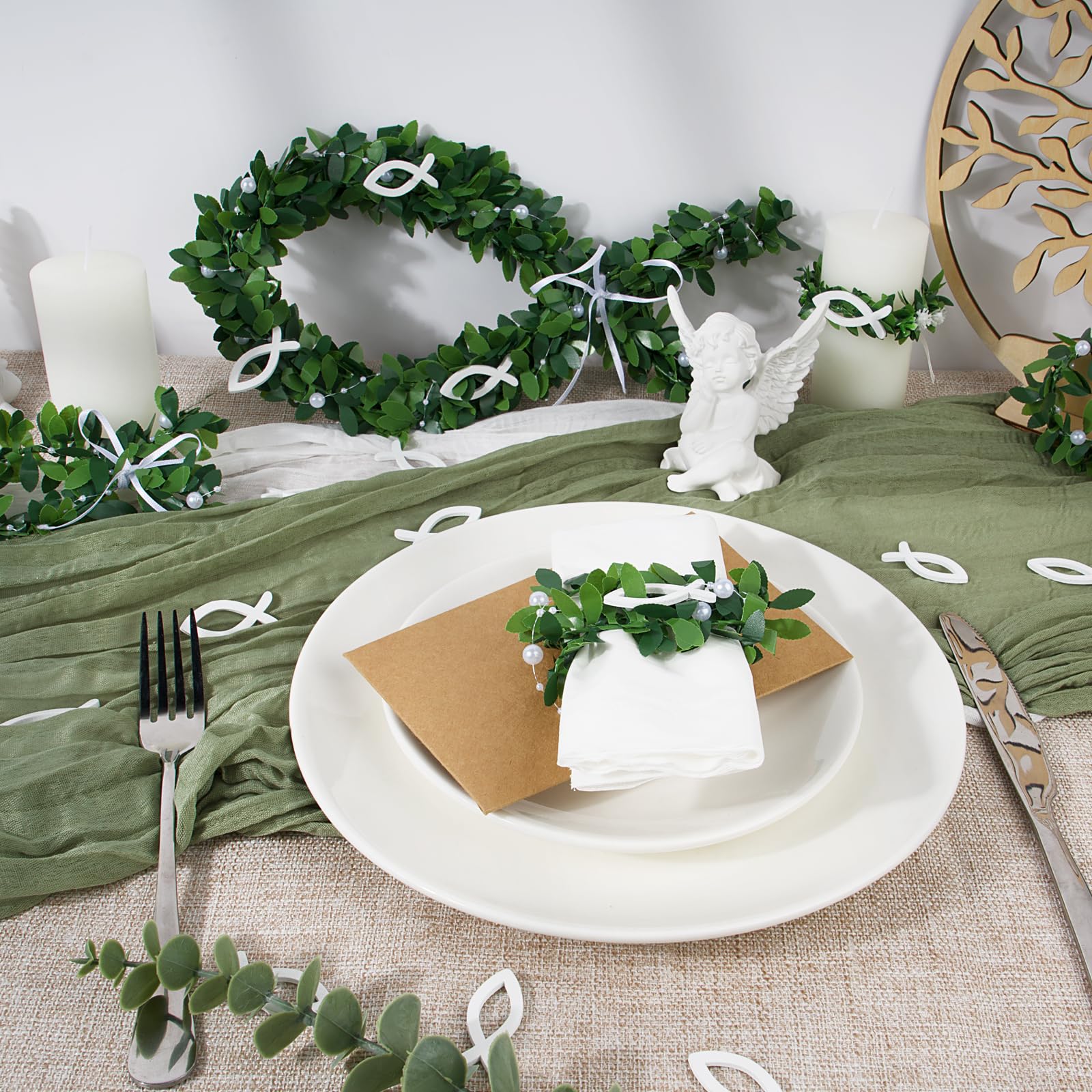 7.5m Artificielle Ivy Garland Fausse Feuille Vigne Verte Décoration