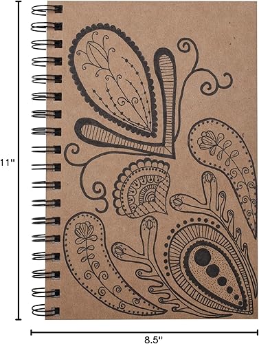 Miniatura 9 de UCreate Create Your Own Cover Sketch Diary, Nat. Chip CVR, 11 x 8-12 pulgadas, 50 hojas