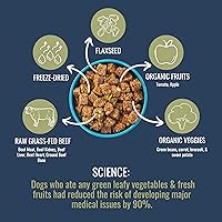 Vista 3 de AlphaPak, alimento para perros liofilizado, para todas las razas, todas las edades, receta de carne de res cruda alimentada con pasto, nutrición