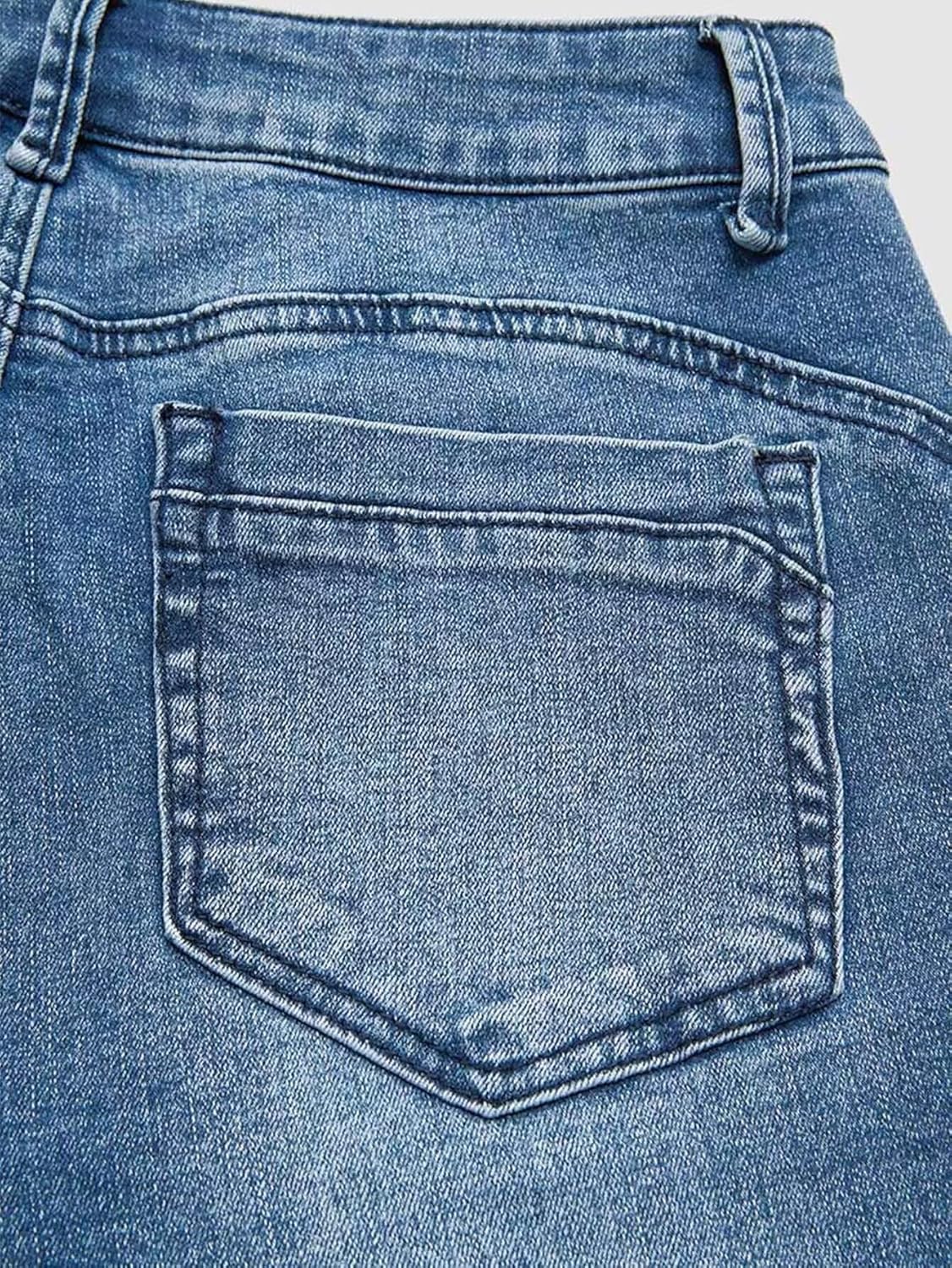 Flamingals Women's High Waist Butt Lifting Skinny Jeans Tummy Control Boot Cut Jeans Women - Image 6