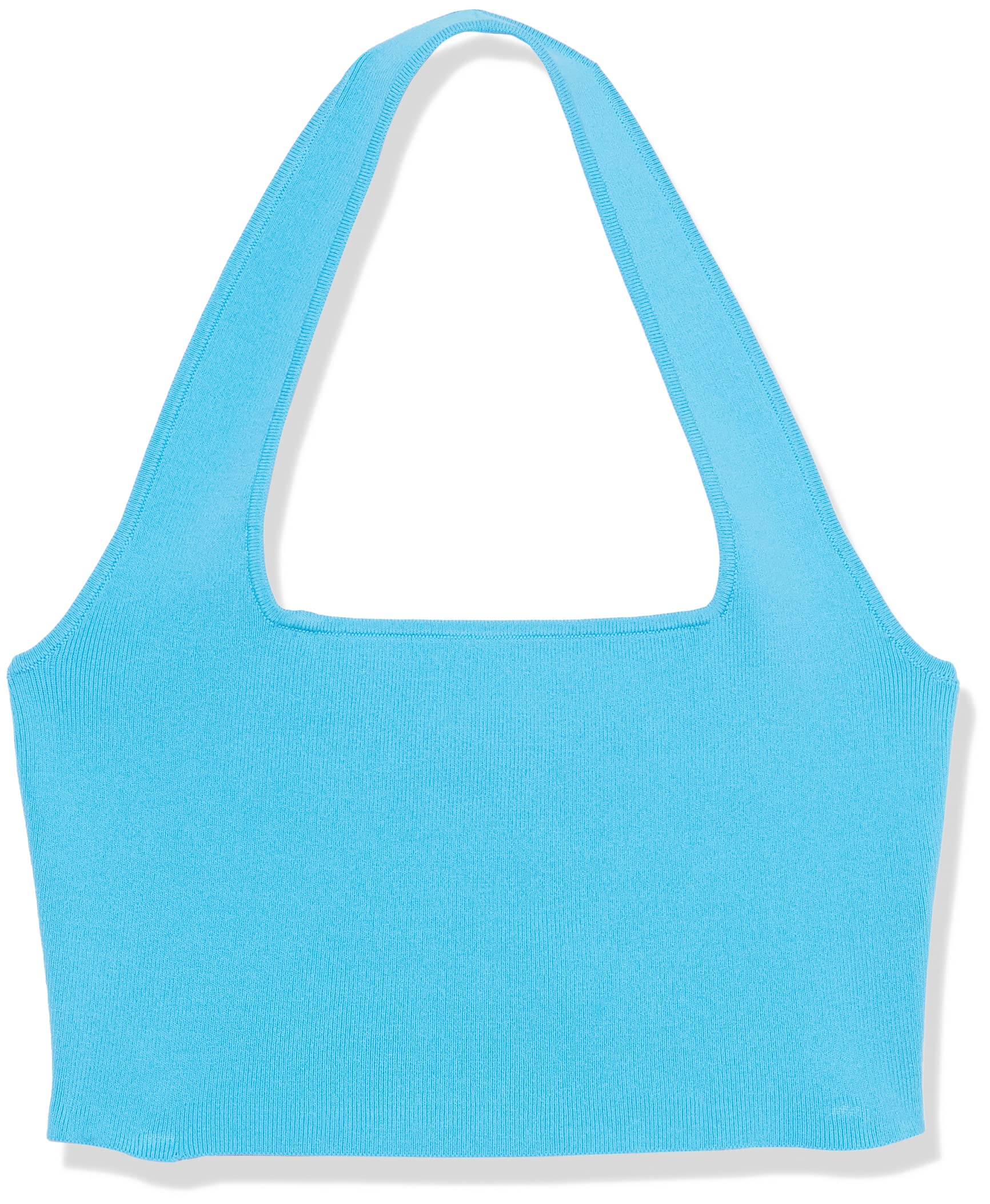 The Drop Women's Greta Fitted Square-Neck Halter Sweater Bralette